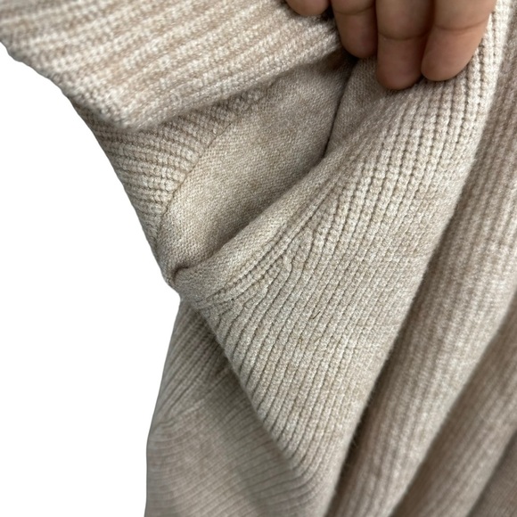 Anthropologie Do Everything In Love Dolman Sleeve Ribbed Cardigan Tan One Size - Picture 4 of 6